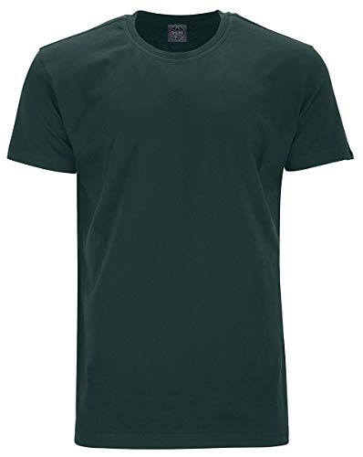 AHORN SPORTSWEAR Übergrößen Basic T-Shirt Bottle Green 5XL von AHORN SPORTSWEAR