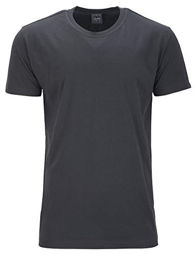 AHORN SPORTSWEAR Übergrößen Basic T-Shirt Iron Grey 4XL von AHORN SPORTSWEAR