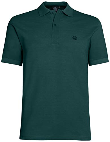 AHORN SPORTSWEAR Übergrößen Designer Basic Polo-Shirt Bottle Green 4XL von AHORN SPORTSWEAR