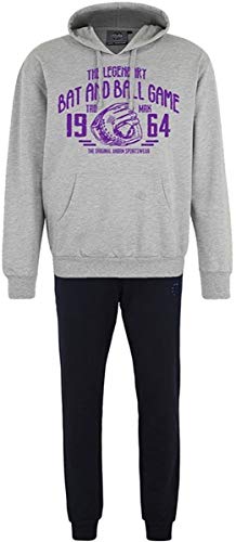 AHORN SPORTSWEAR Übergrößen Jogginganzug Legendary Ball Game lila Grau/Schwarz 10XL von AHORN SPORTSWEAR