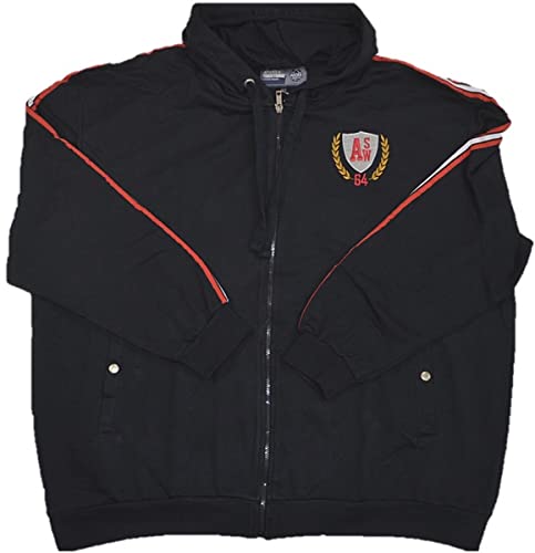 AHORN SPORTSWEAR Übergrößen Kapuzensweatjacke Ben Schwarz 6XL von AHORN SPORTSWEAR