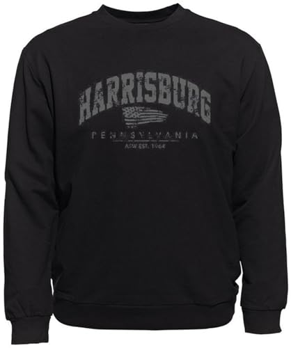 AHORN SPORTSWEAR Übergrößen Sweatshirt Harrisburg Grau Schwarz 9XL von AHORN SPORTSWEAR