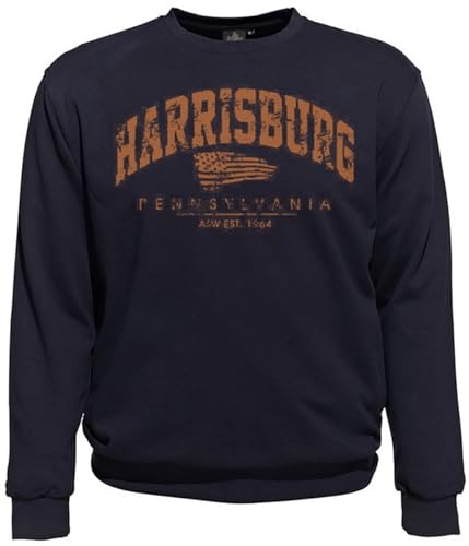 AHORN SPORTSWEAR Übergrößen Sweatshirt Harrisburg orange Navy 3XL AHORN SPORTSWEAR Übergrößen Sweatshirt Harrisburg orange Navy 3XL von AHORN SPORTSWEAR