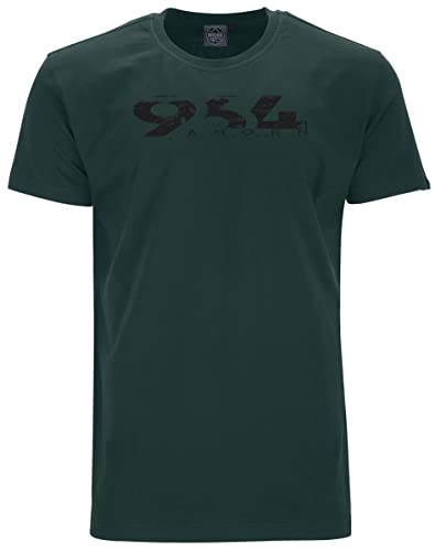 AHORN SPORTSWEAR Übergrößen T-Shirt 964 Ahorn schwarz Bottle Green 7XL von AHORN SPORTSWEAR