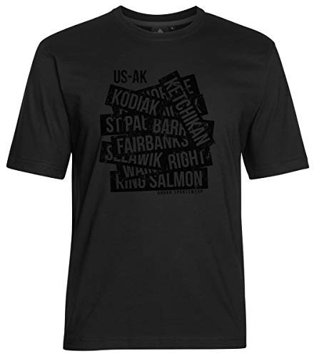 AHORN SPORTSWEAR Übergrößen T-Shirt Kodiak schwarz Schwarz 10XL von AHORN SPORTSWEAR