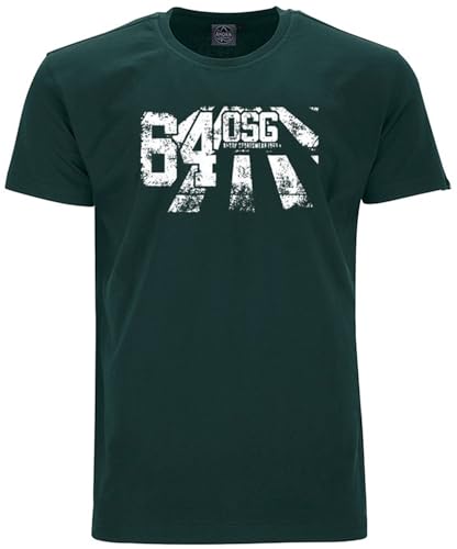 AHORN SPORTSWEAR Übergrößen T-Shirt OSG 64 weiß Bottle Green 10XL von AHORN SPORTSWEAR