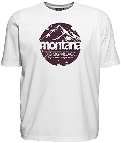 AHORN SPORTSWEAR Übergrößen T-Shirt Sky Village Weinrot Weiß 5XL AHORN SPORTSWEAR Übergrößen T-Shirt Sky Village Weinrot Weiß 5XL von AHORN SPORTSWEAR