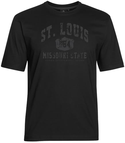 AHORN SPORTSWEAR Übergrößen T-Shirt St. Louis dunkelgrau Schwarz 4XL von AHORN SPORTSWEAR