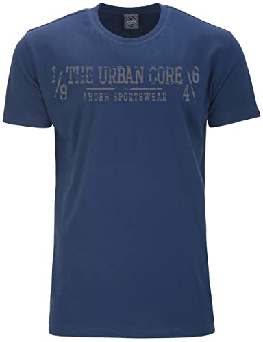 AHORN SPORTSWEAR Übergrößen T-Shirt The Urban Core grau Alpine Blue 6XL von AHORN SPORTSWEAR