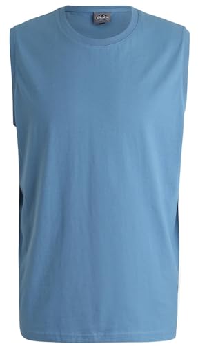 AHORN SPORTSWEAR Übergrößen Tanktop Trägershirt Muscleshirt Parisian Blue 10XL von AHORN SPORTSWEAR