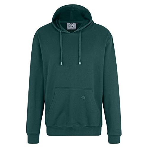 Ahorn Sportswear Herren Sweatshirt mit Kapuze in großen Größen bis 10XL grün, Größe:7XL von AHORN SPORTSWEAR