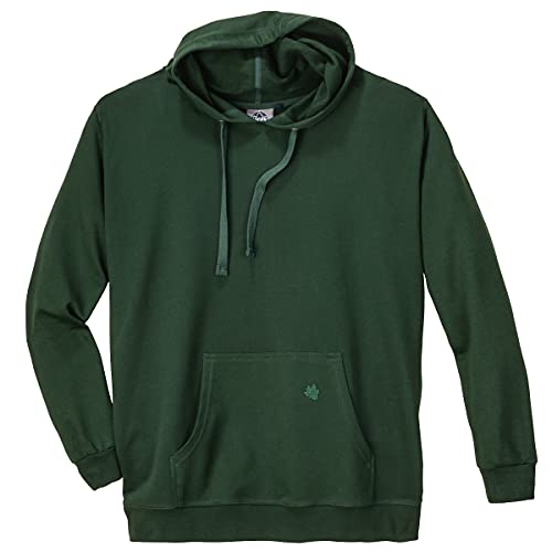 AHORN Basic Kapuzen-Sweatshirt dunkelgrün Übergröße, XL Größe:8XL von AHORN