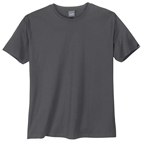 AHORN Sportswear Basic T-Shirt Übergröße dunkelgrau, Größe:4XL von AHORN