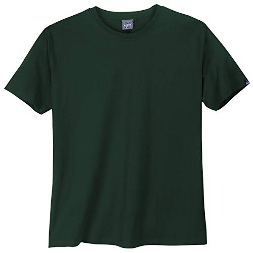Ahorn Sportswear Basic T-Shirt dunkelgrün Übergröße, Größe:4XL von Ahorn