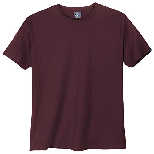 Ahorn Sportswear Basic T-Shirt große Größen Bordeaux, Größe:10XL von Ahorn