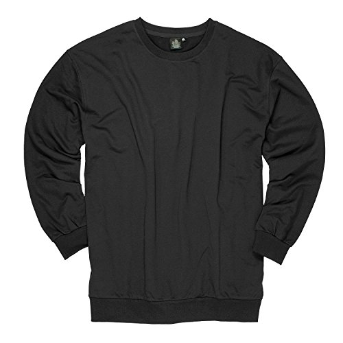 Ahorn Sportswear Sweatshirt Schwarz bis 10XL, Schwarz, 3XL von AHORN