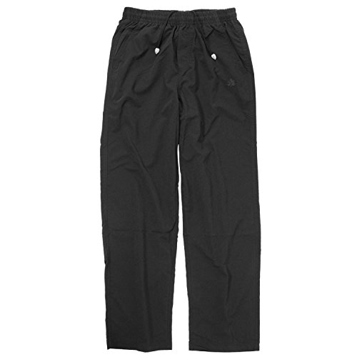 Schwarze Microfaser-Fitness-Hose von Ahorn, Schwarz, 4XL von AHORN