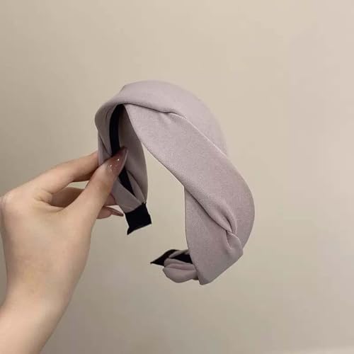 AHYBE Haarreifen Damen Mädchen Stirnbänder Anti-Rutsch Haargummis Verknotet Stirnband Haarreif Damen Breite Haarbänder Haare Hoops(Q) von AHYBE