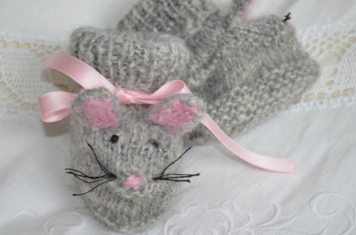 Wollimaus Babyschuhe Wollimaus Babyschuhe von AHaTextildesign