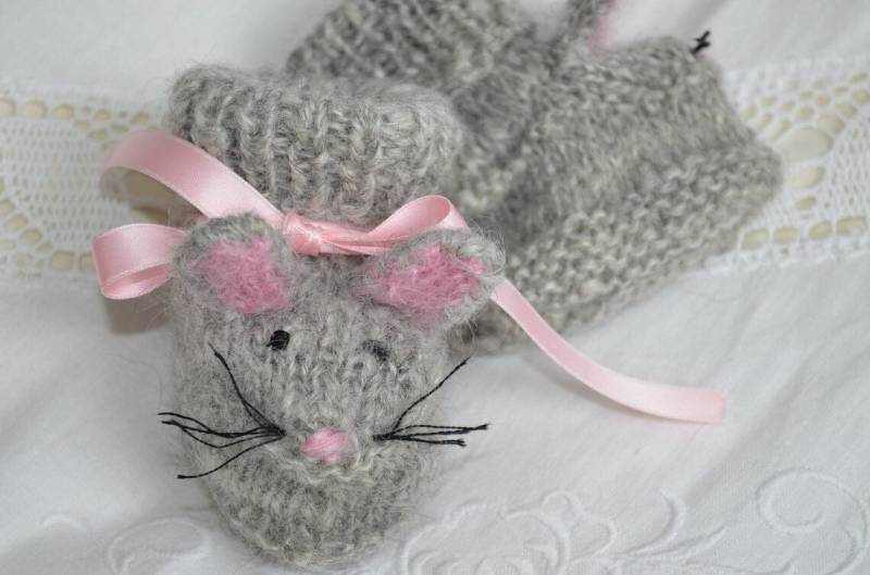 Wollimaus Babyschuhe Wollimaus Babyschuhe von AHaTextildesign