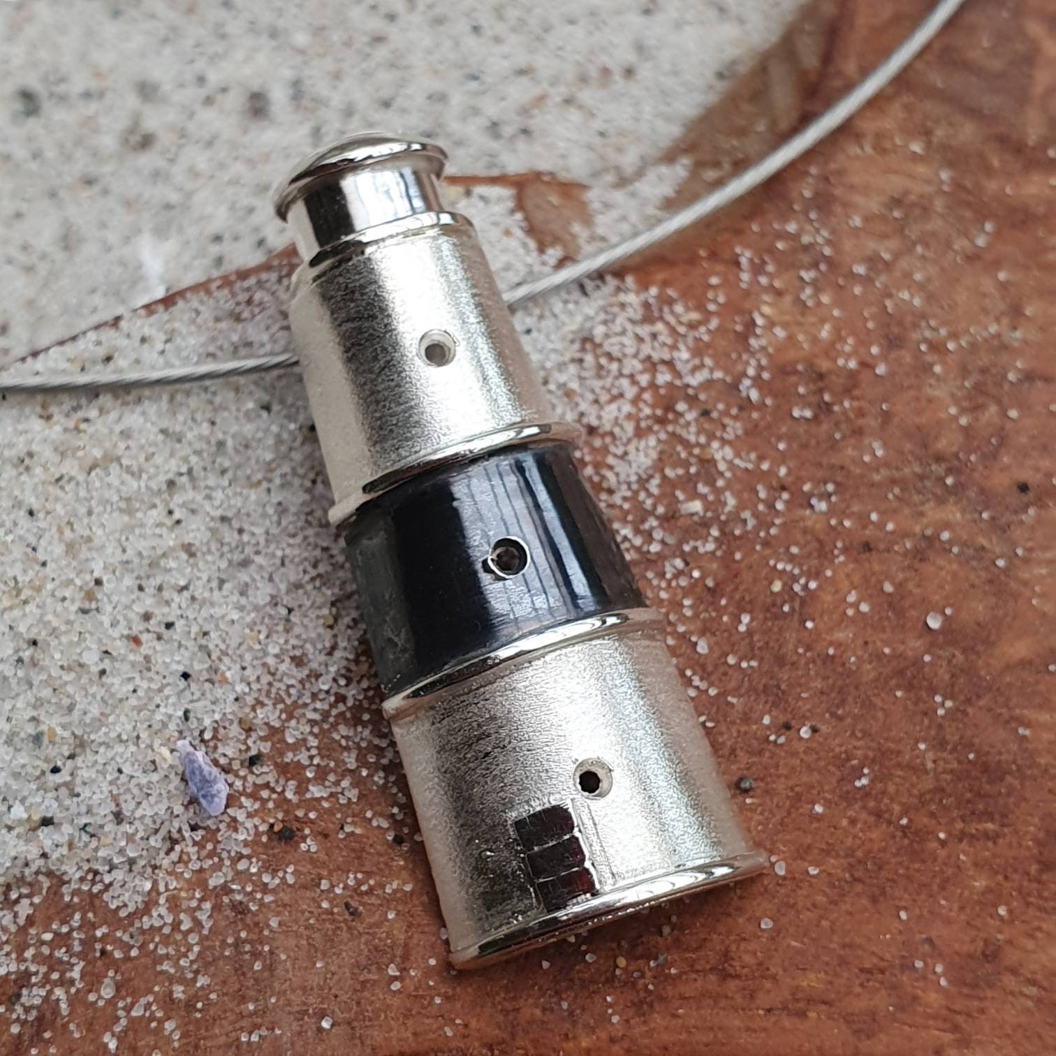 Großer Kettenanhänger Als Leuchtturm in 925Er Sterling Silber , Leuchtturmanhänger von AHeinzeGoldschmiedin