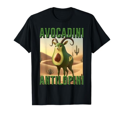 Avocadini Antilopini Italienische Brainrot Monster AI Kids T-Shirt Avocadini Antilopini Italienische Brainrot Monster AI Kids T-Shirt von AI Generated Animals Brainrot