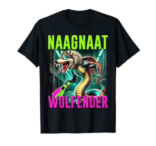 Naagnaat Wolfender Italian Brainrot Trendy Monsters AI für Kinder T-Shirt Naagnaat Wolfender Italian Brainrot Trendy Monsters AI für Kinder T-Shirt von AI Generated Animals Brainrot