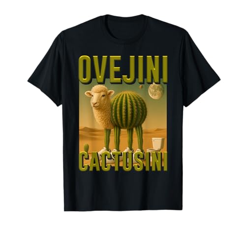 Ovejini Cactusini Italian Brainrot Monsters AI für Kinder T-Shirt Ovejini Cactusini Italian Brainrot Monsters AI für Kinder T-Shirt von AI Generated Animals Brainrot