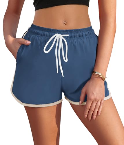 AI'MAGE Boardshorts für Damen Badeshorts Schwimmshorts Basic Damen Bikinihose Badehose Strandshorts Bikinihose Tankini-Shorts Bademode Strand XS von AI'MAGE