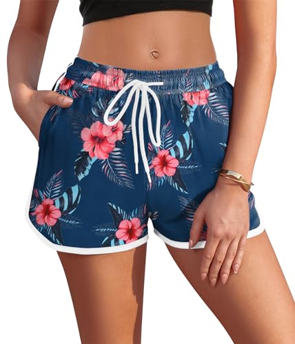 AI'MAGE Damen Badeshorts Badehose mit Kurzliner Schnelltrockner Damen Bikinihose S von AI'MAGE