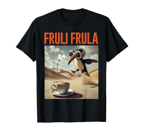 Trending Meme Brainrot Italian Fruli Frula Bird für Kinder T-Shirt von AI Monster Internet Meme