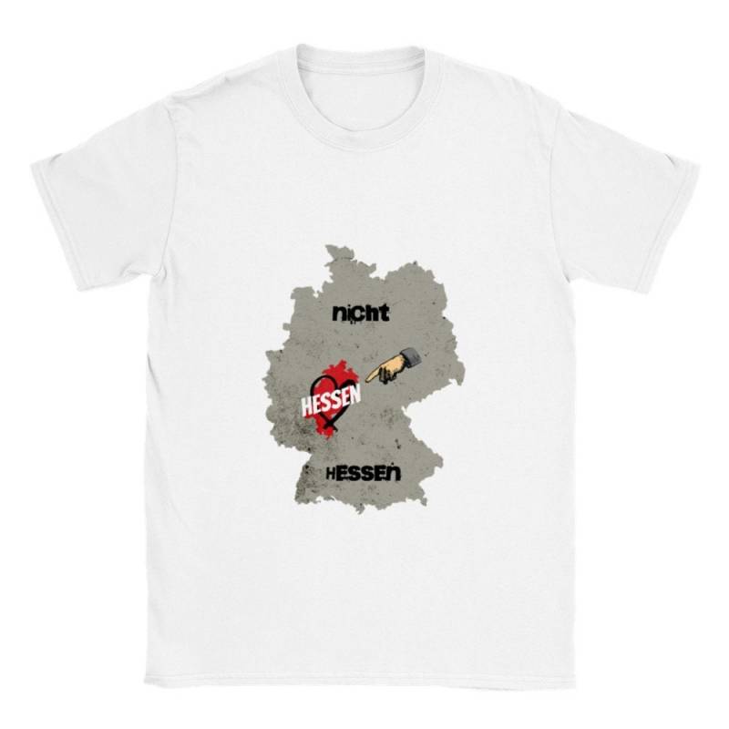 Lustiges Hessen T-Shirt Mit Hand Und Spruch - Geschenkidee Für "Hessen" Oder "Nicht-Hessen" Motiv von MEGeschenkewelt