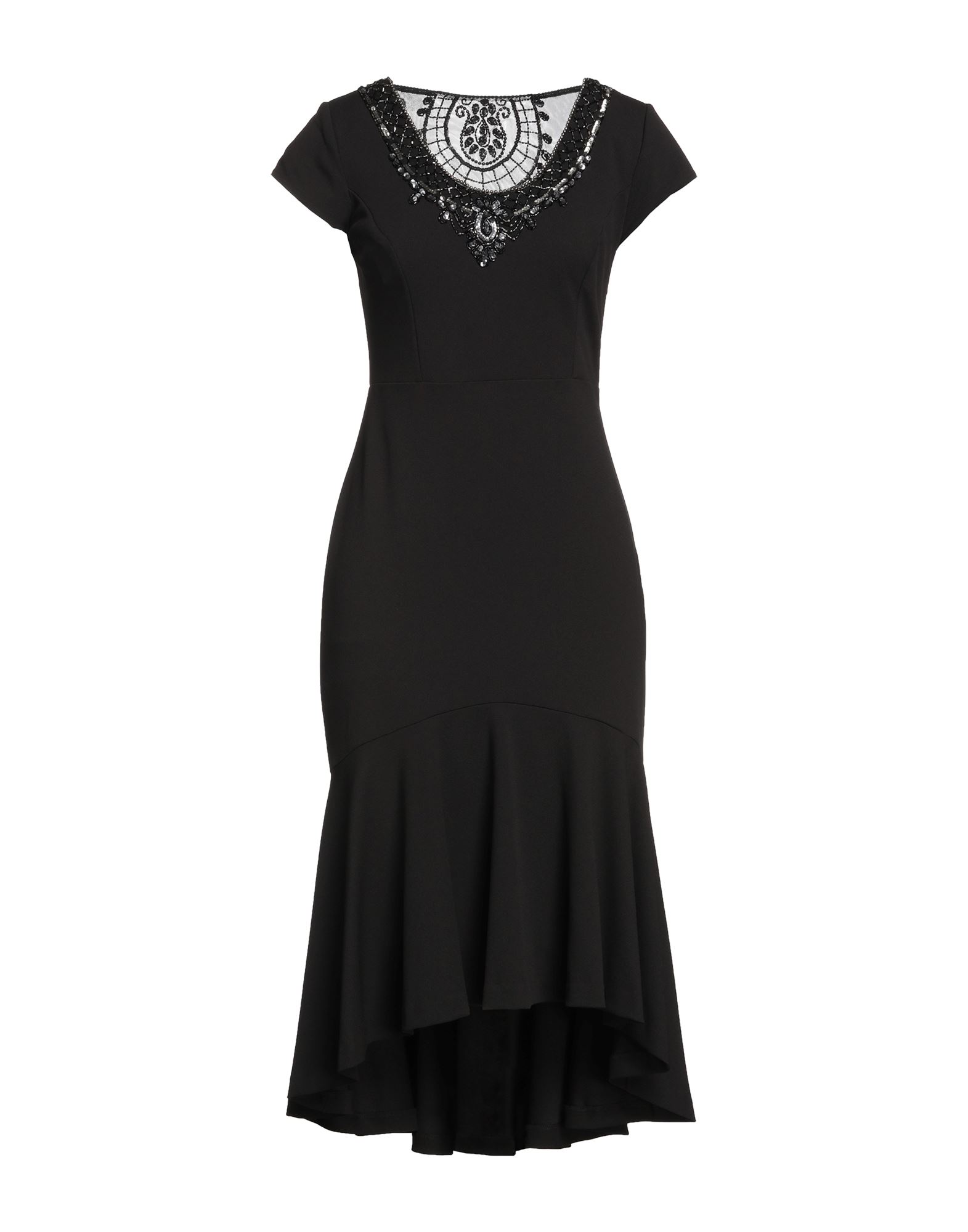 AIDAN MATTOX Midi-kleid Damen Schwarz von AIDAN MATTOX