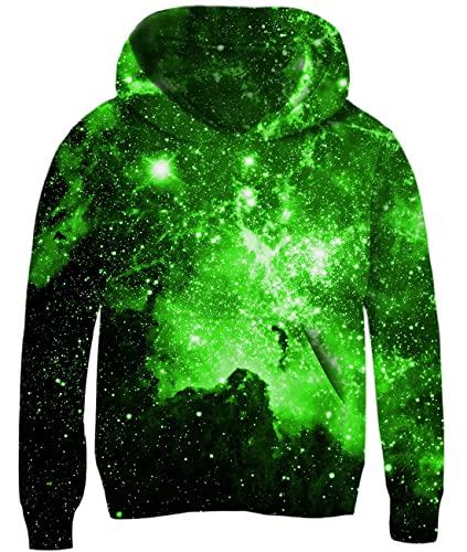 AIDEAONE Galaxy Hoodies 3D Print Grafik Sweatshirts für Kinder Kind Junge Mädchen von AIDEAONE