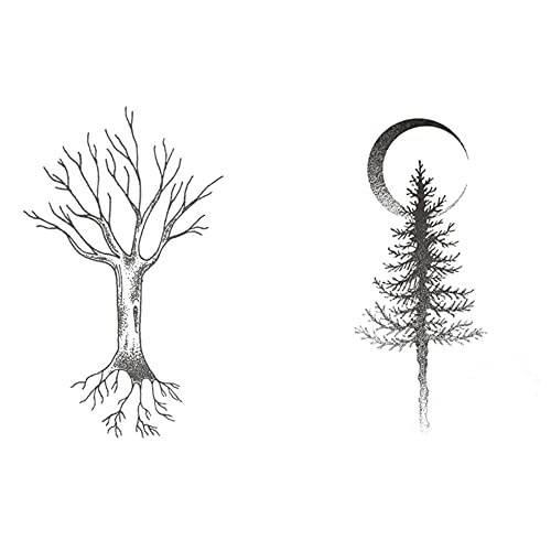 5 Blatt Baum Tattoo Aufkleber Wasserdicht Männer Und Frauen Langlebige Persönlichkeit Literarischer Fan Wasserdicht 5 Blatt Baum Tattoo Aufkleber Wasserdicht Männer Und Frauen Langlebige Persönlichkeit Literarischer Fan Wasserdicht von AIDEMEI