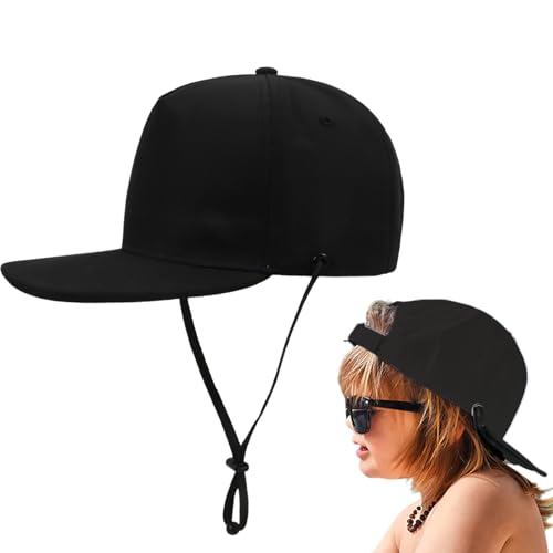 Kinder Baseballkappe mit Kinnriemen Jungen Mädchen Verstellbare Snapback Cap Trucker Hat Winddicht Sommer Baseball Cap UV Schutz Sonnenhut für Kinder von AIDIER