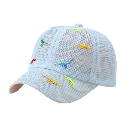 Kinder Mesh Baseball Cap 2-6 Jahre Jungen Mädchen Dinosaurier Baseball Cap Kinder Verstellbare Sommer Sonnenhut UV Schutz Hut Golf Trucker Hut von AIDIER