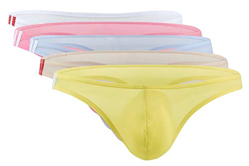 AIEOE 5er Pack Herren Slips G-String Ministring Männer Tanga Sexy Unterhose Mini Shorts 5A Größe XXL AIEOE 5er Pack Herren Slips G-String Ministring Männer Tanga Sexy Unterhose Mini Shorts 5A Größe XXL von AIEOE