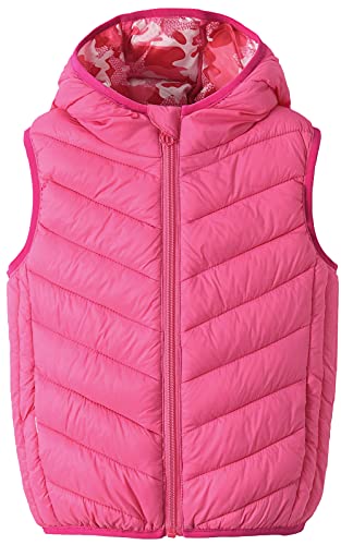 AIEOE Ärmellose Daunenjacke Kinder Daunenweste Herbst und Winter Jacke Ärmellose Mäntel Mädchen Jungen Warm Bequem Rosa 3-4 Jahre von AIEOE