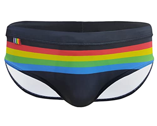 AIEOE Badeslip Herren Badehose Kurz Eng Slip mit Abnehmbares Pad Push Up Schwimmhose Sexy Badeslips Schwimmen Surfen Sommer Strand Pool - XL(US/EU L AIEOE Badeslip Herren Badehose Kurz Eng Slip mit Abnehmbares Pad Push Up Schwimmhose Sexy Badeslips Schwimmen Surfen Sommer Strand Pool - XL(US/EU L von AIEOE
