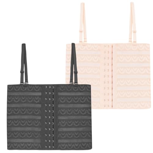 AIEOE Bustier Damen Chest Binder Transgender Tomboy FTM Trans Atmungsaktiv Bh Tank Brust Binder Vollbrust Korsett Top Verstellbare und abnehmbare Schlinge mit hoher Elastizität - S von AIEOE