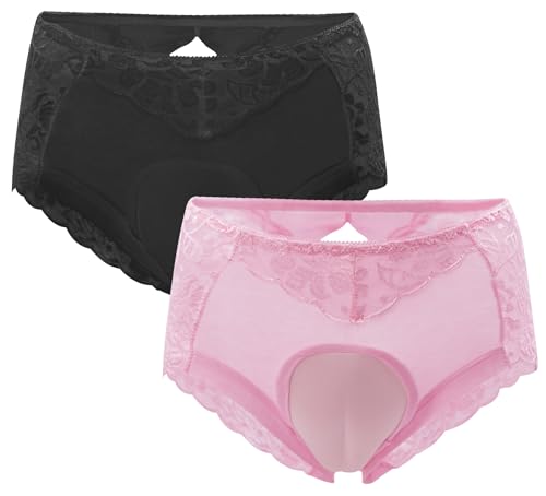 AIEOE Camel Toe Gaff Panty Verstecken Shaping Brief Spitze Slip Crossdresser Transgender Höschen Unterwäsche - XXL AIEOE Camel Toe Gaff Panty Verstecken Shaping Brief Spitze Slip Crossdresser Transgender Höschen Unterwäsche - XXL von AIEOE