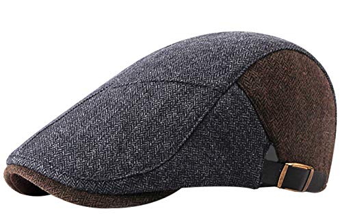 AIEOE Flatcap Schirmmütze Cap Winter Schiebermütze Herren Cabbie Ivy Flat Cap von AIEOE