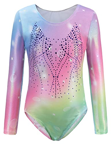 AIEOE Girls Gymnastik Dancewear Ballet Training Kostüme Activewear Parkle Athletische Kleidung von AIEOE