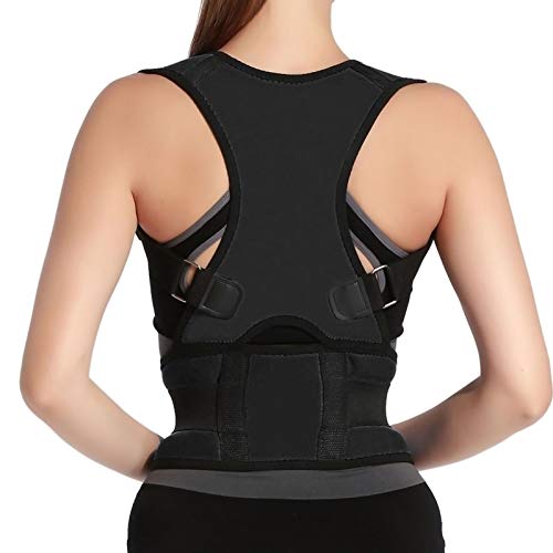 AIEOE Haltungskorrektur Rückenstütze Elastische Rücken Geradehalter Schultergurt Haltungstrainer Damen Herren Rückentrainer Schulterstütze von AIEOE