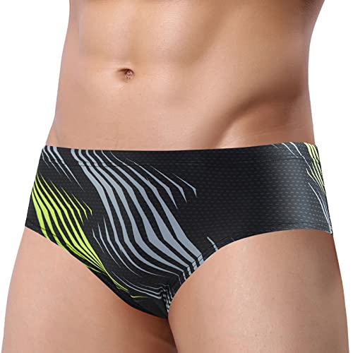 AIEOE Herren Badehose Schwimmshorts Wettkampf Swim Briefs Slip Komfort Badeshorts Farbe 04 Größe 3XL von AIEOE