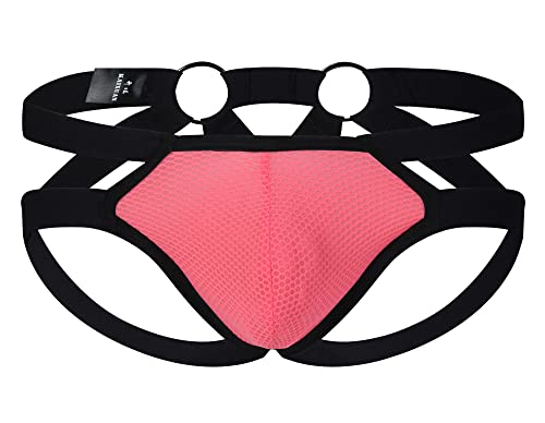 AIEOE Herren Jockstrap String Tanga Männer Unterwäsche Atmungsaktiv Thong Low Rise Slips Weich Unterhose G-String Briefs M AIEOE Herren Jockstrap String Tanga Männer Unterwäsche Atmungsaktiv Thong Low Rise Slips Weich Unterhose G-String Briefs M von AIEOE