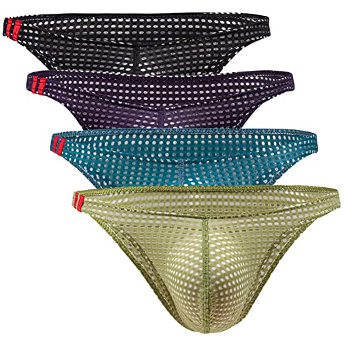 AIEOE Herren Mini Slip Low Rise Sexy Unterwäsche Mann Beutel Unterhose Pouch Briefs 4er Pack 02 M AIEOE Herren Mini Slip Low Rise Sexy Unterwäsche Mann Beutel Unterhose Pouch Briefs 4er Pack 02 M von AIEOE