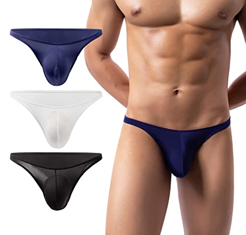 AIEOE Herren Netz Slips Mesh Unterwäsche Stretch Briefs Männer Bikini Unterhose mit Beutel 3 Stück 01 Größe XXL AIEOE Herren Netz Slips Mesh Unterwäsche Stretch Briefs Männer Bikini Unterhose mit Beutel 3 Stück 01 Größe XXL von AIEOE