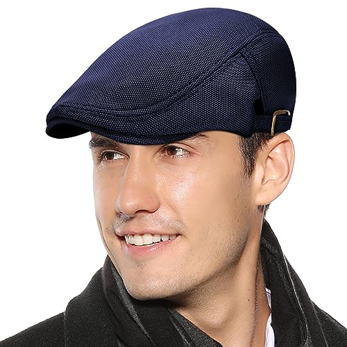 AIEOE Herren Schiebermütze Schirmmütze Flatcap Mütze Herbst Winter Gatsby Newsboy Cap von AIEOE